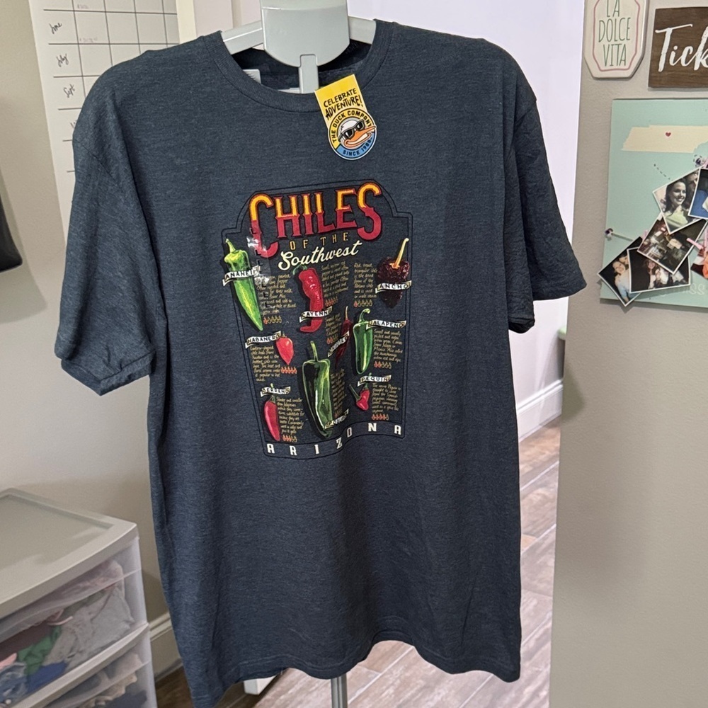 The Duck Co. Chiles of the Southwest Graphic Tee - Charcoal